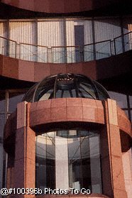 Detail of unique architectural structure